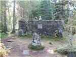 View of the Back Wall of the Burial Area